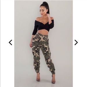 Posh Shop Army Cargo Pants